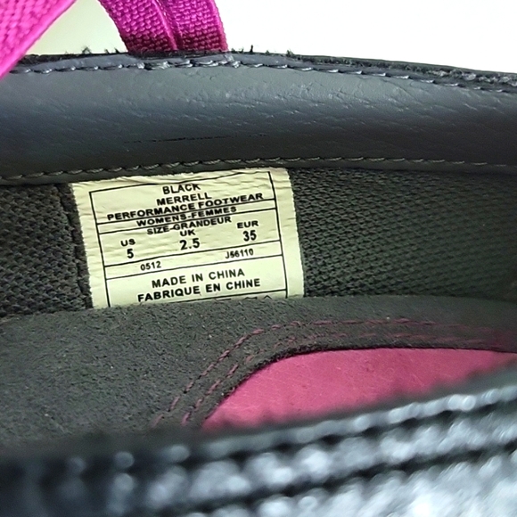 Merrell Cycling Black Evera Cross Strap Heels Size 5 - Picture 6 of 7